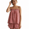 Plaid Cami Summer Set